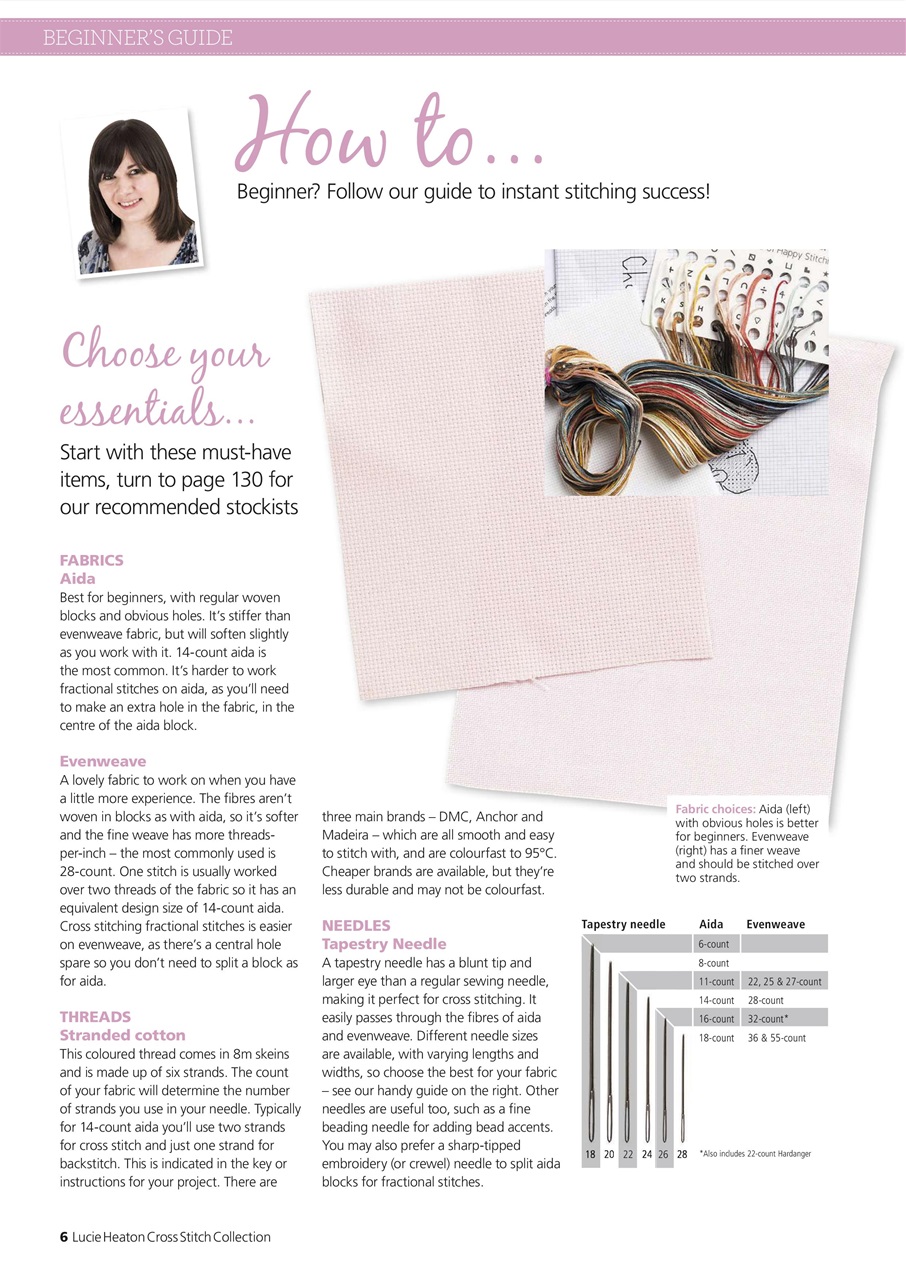 The World of Cross Stitching Preview Pages