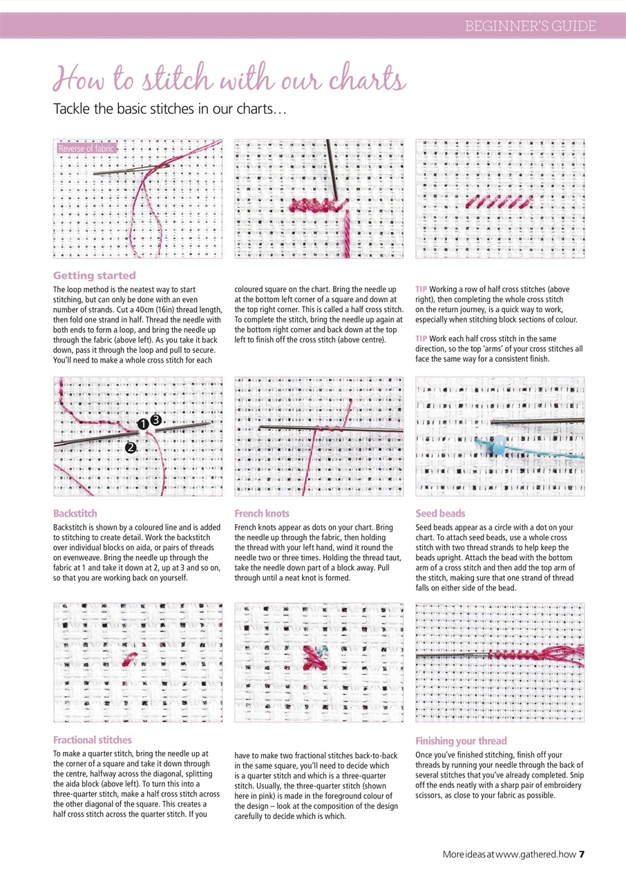 The World of Cross Stitching Preview Pages