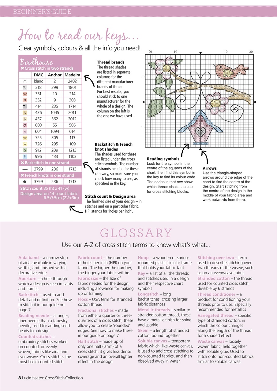 The World of Cross Stitching Preview Pages