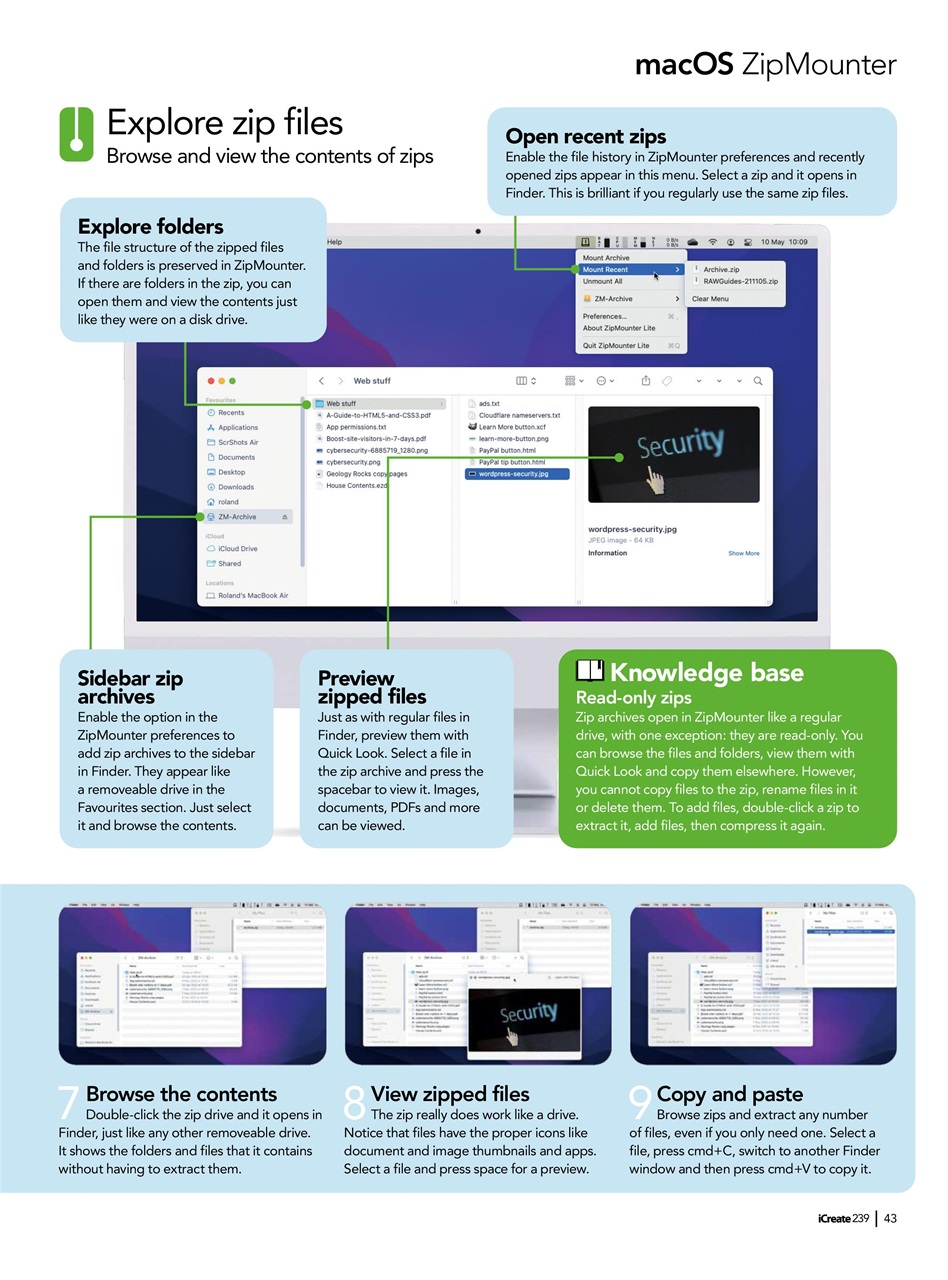 iCreate Preview Pages