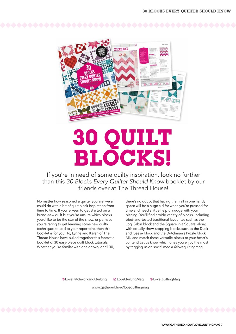 Love Patchwork & Quilting Preview Pages