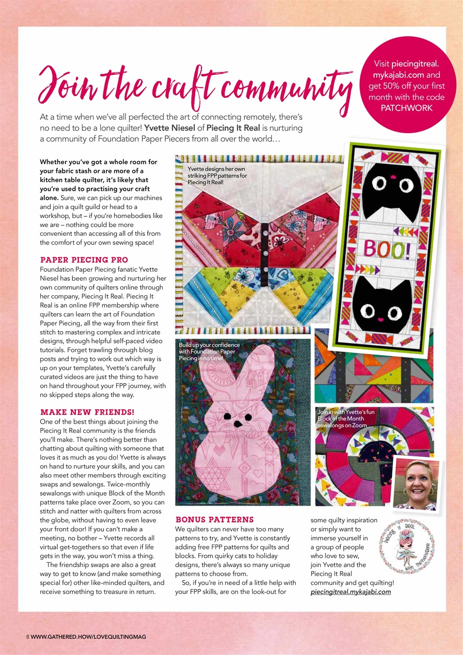 Love Patchwork & Quilting Preview Pages