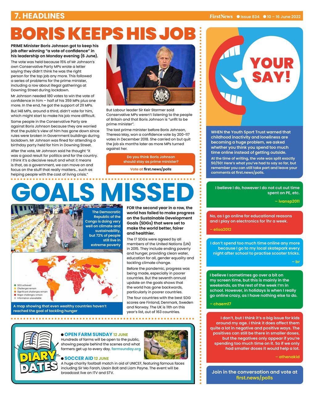 First News Preview Pages