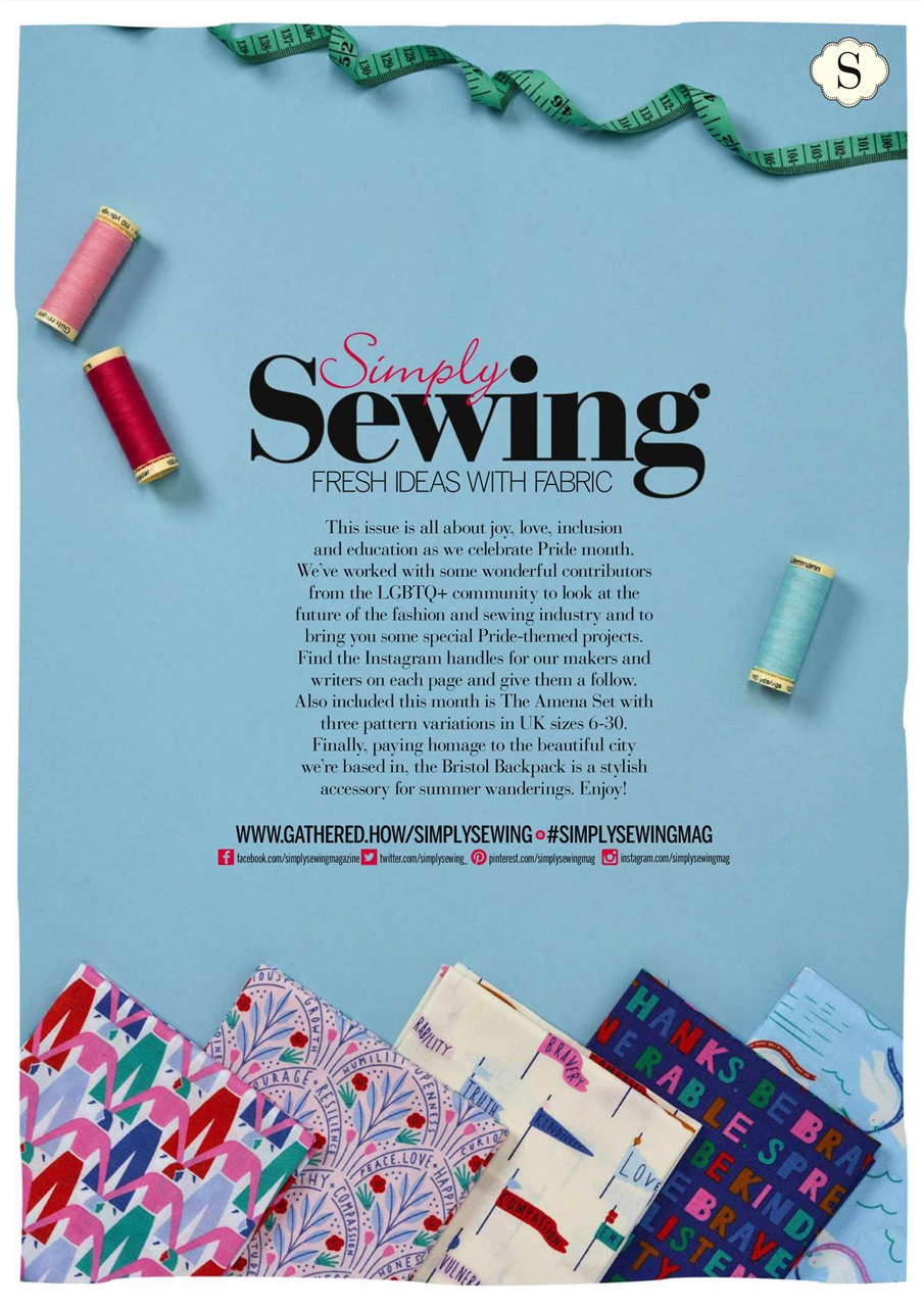 Simply Sewing Preview Pages