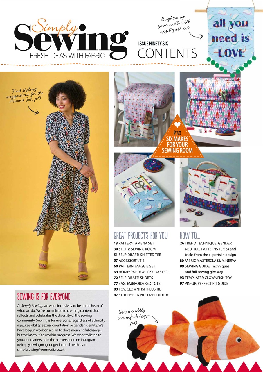 Simply Sewing Preview Pages