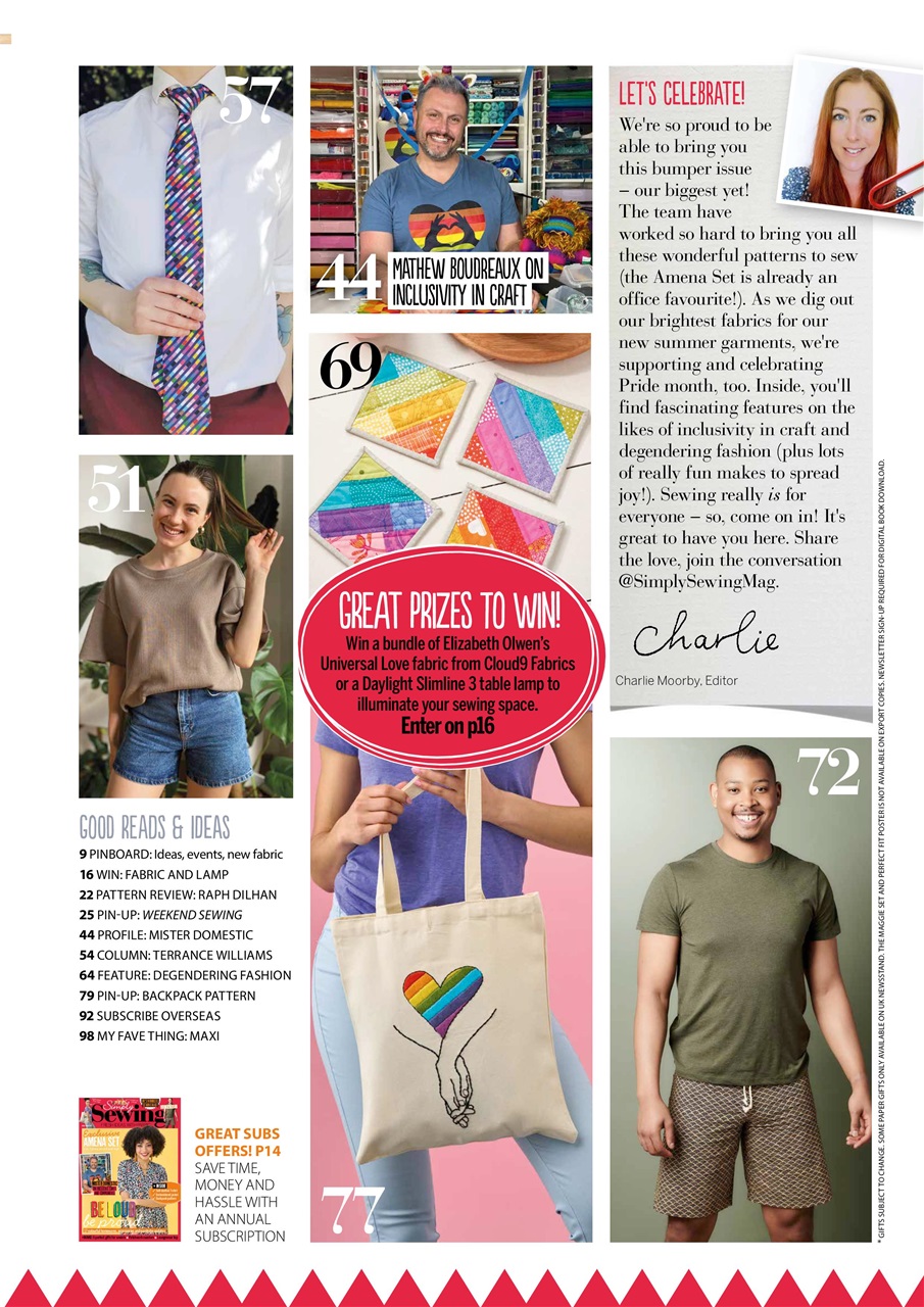 Simply Sewing Preview Pages