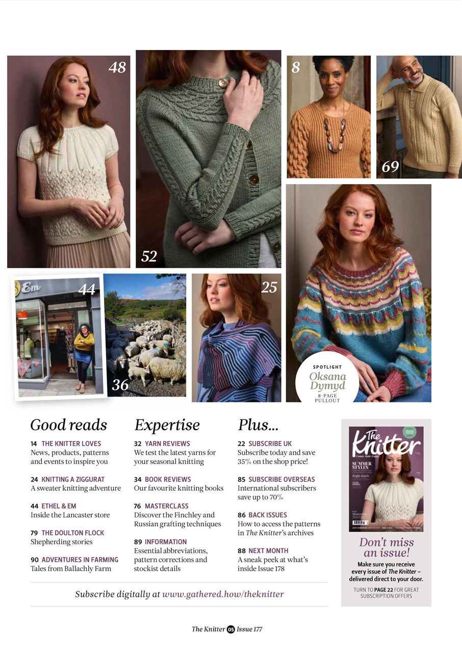 The Knitter Preview Pages
