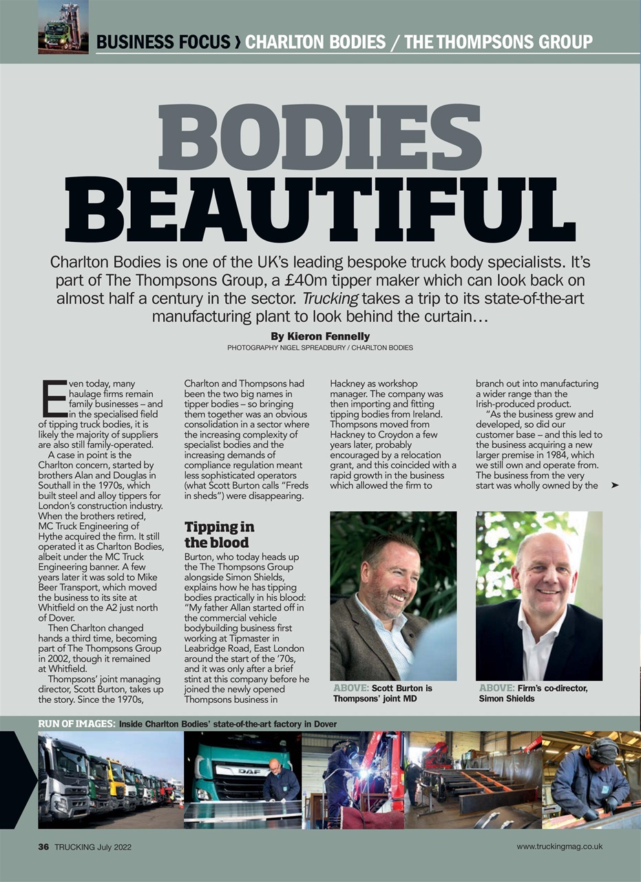 Trucking Magazine Preview Pages