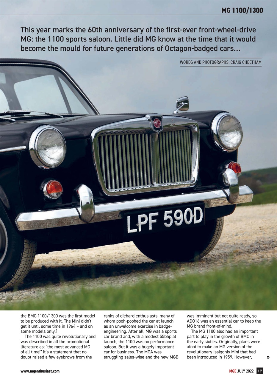 MG Enthusiast Preview Pages