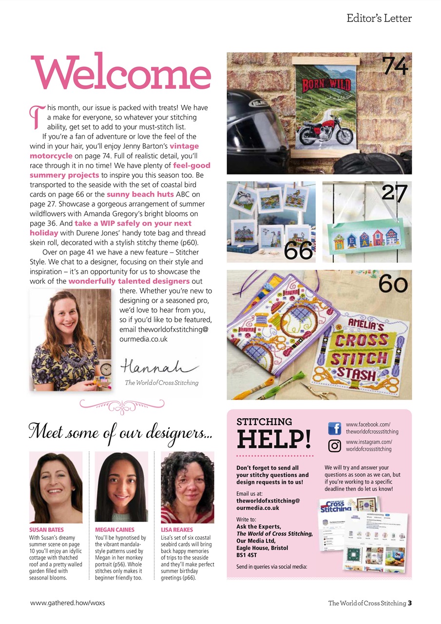 The World of Cross Stitching Preview Pages
