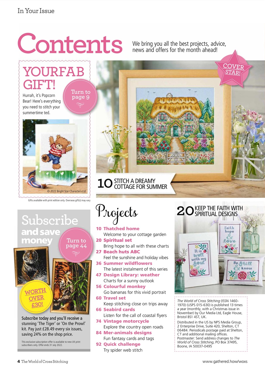 The World of Cross Stitching Preview Pages