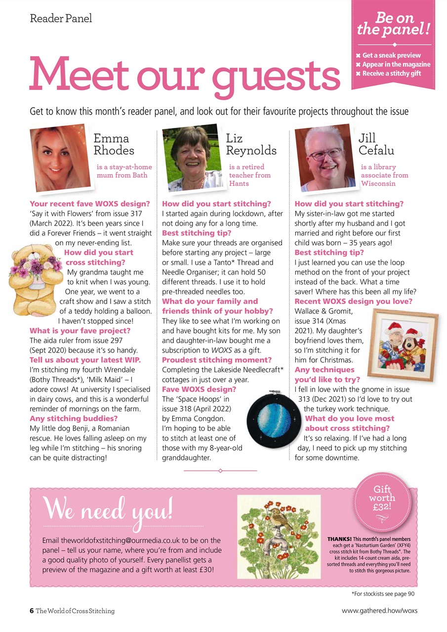 The World of Cross Stitching Preview Pages