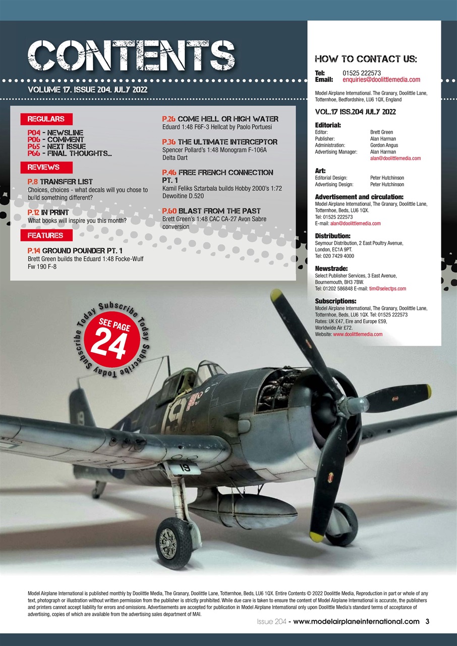 Model Airplane International Preview Pages