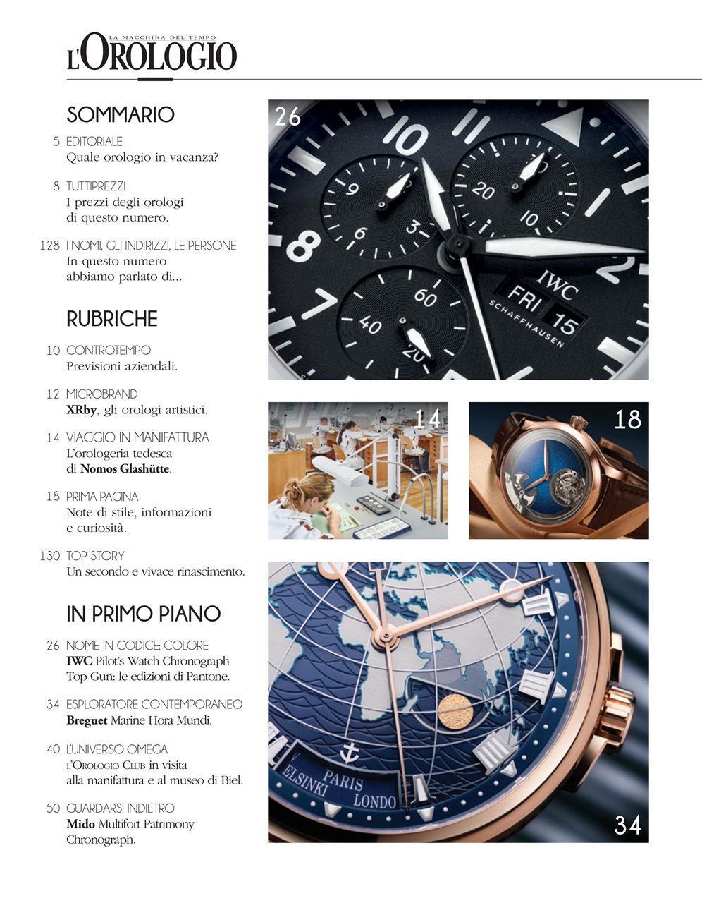 L'Orologio Preview Pages