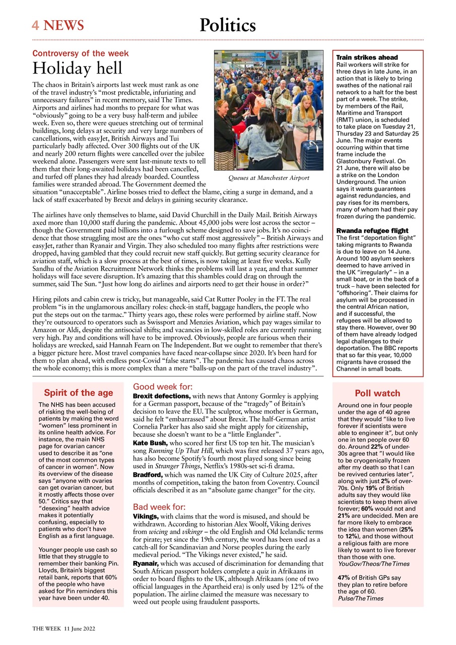 The Week Preview Pages