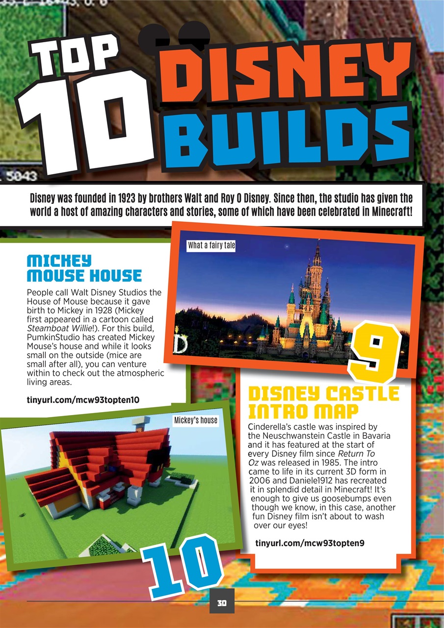 Minecraft World Preview Pages