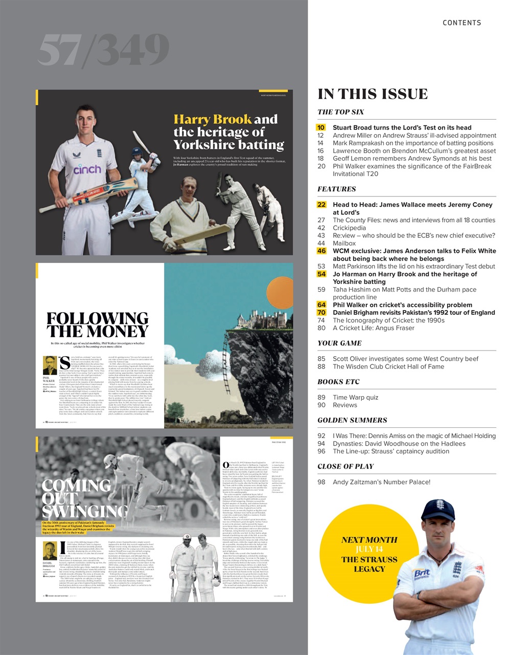 Wisden Cricket Monthly Preview Pages