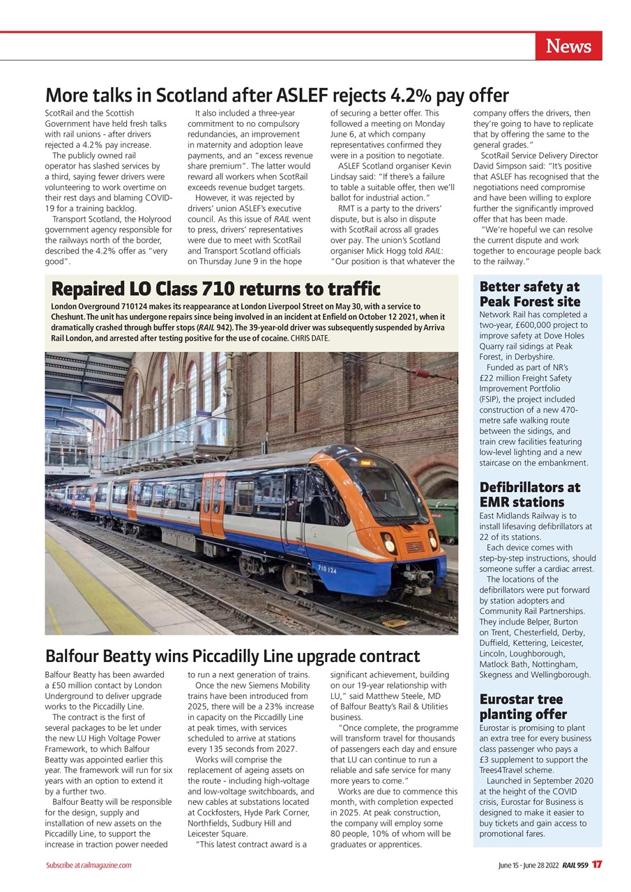 Rail Preview Pages