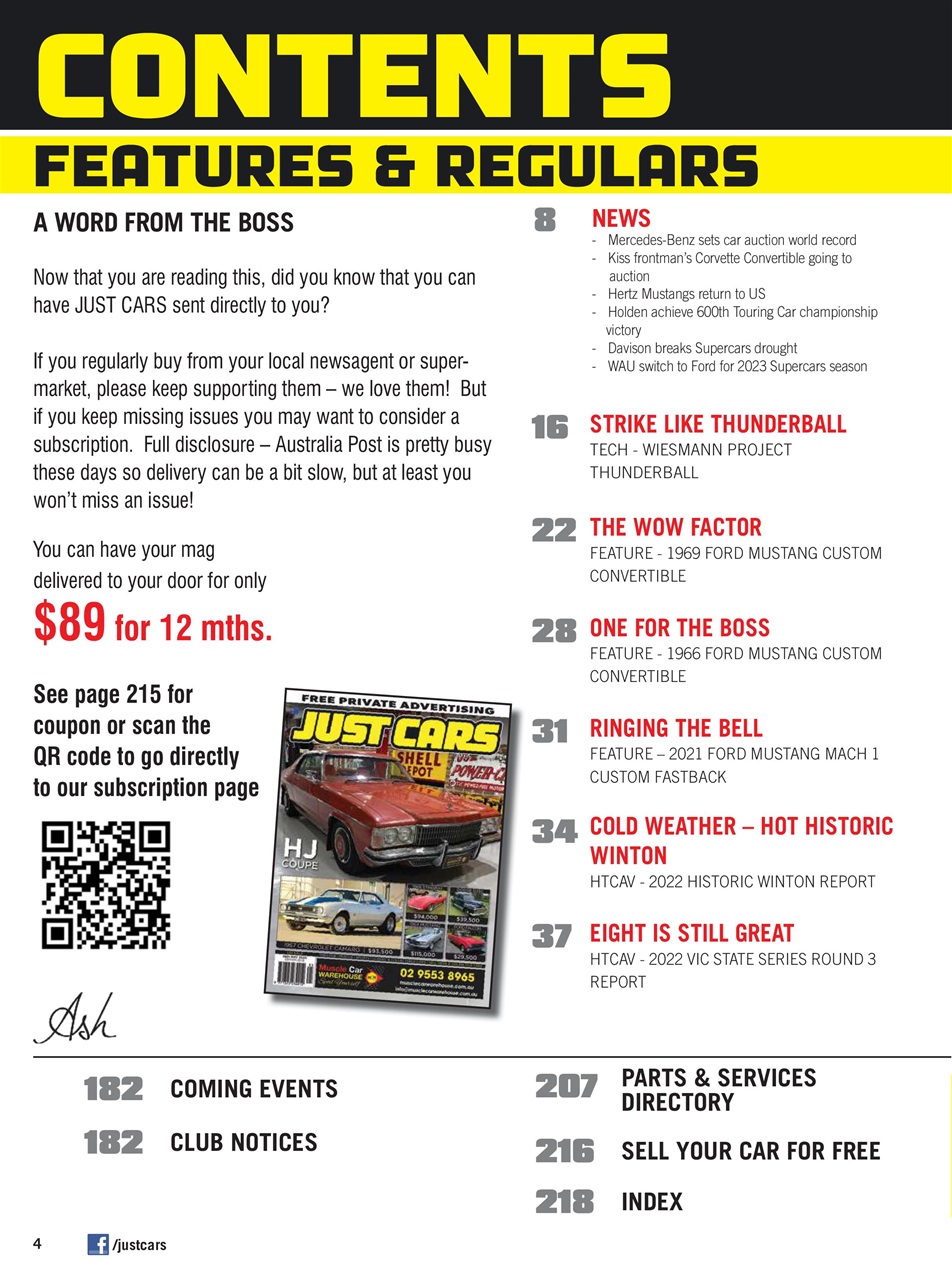 JUST CARS Preview Pages