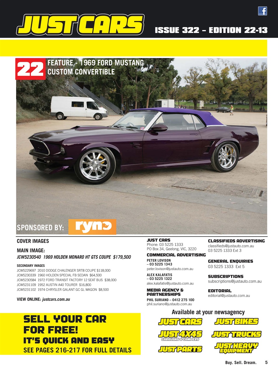 JUST CARS Preview Pages