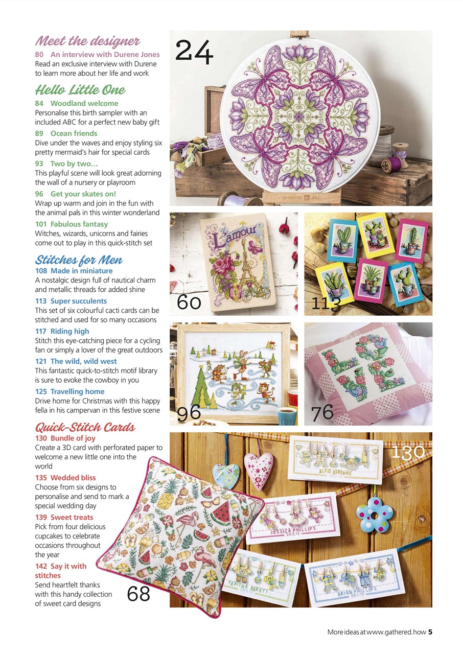 The World of Cross Stitching Preview Pages