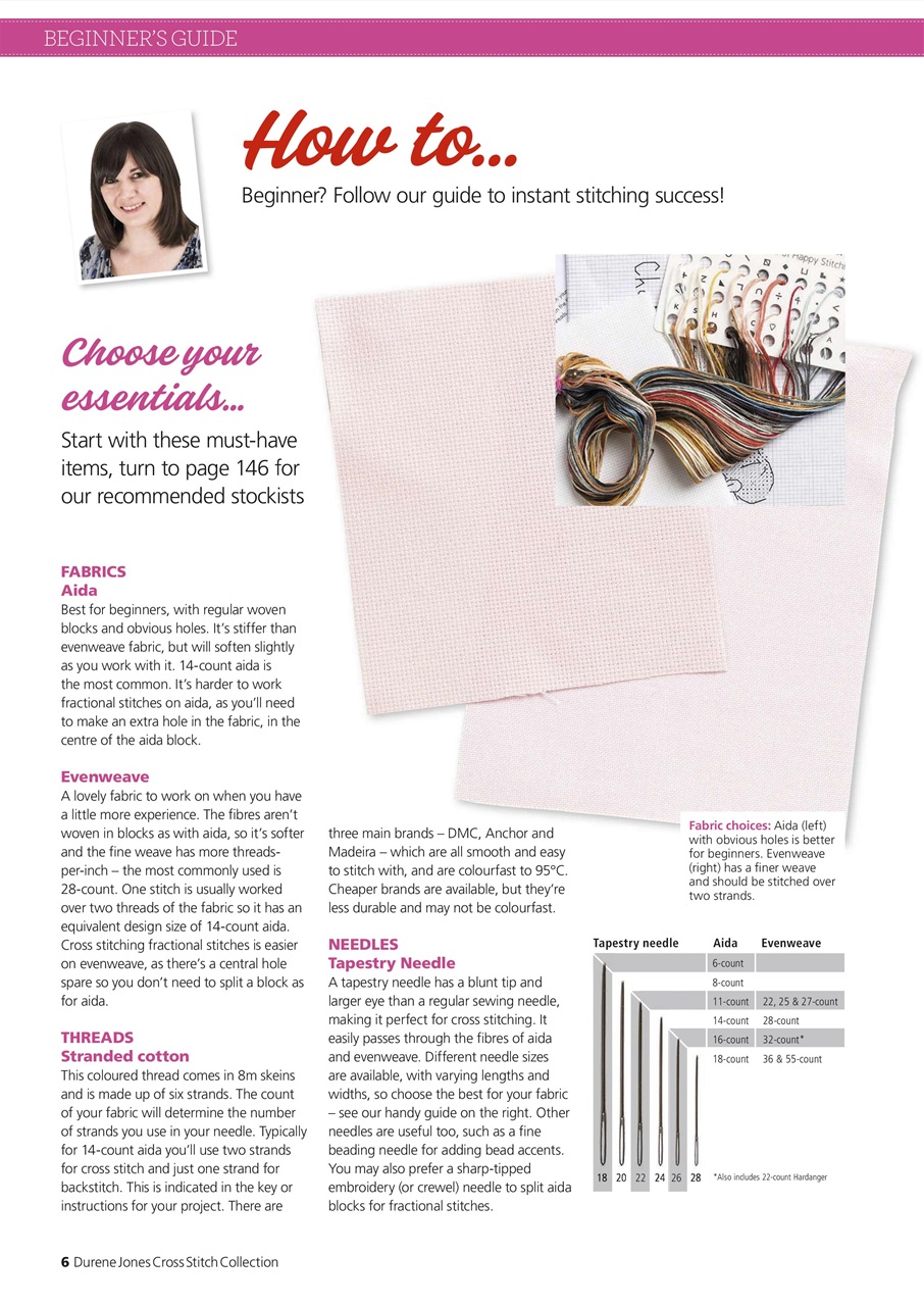 The World of Cross Stitching Preview Pages