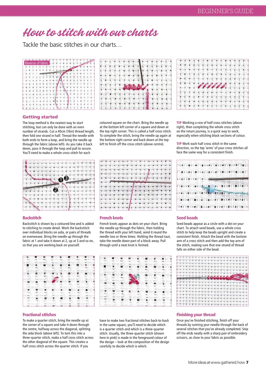 The World of Cross Stitching Preview Pages