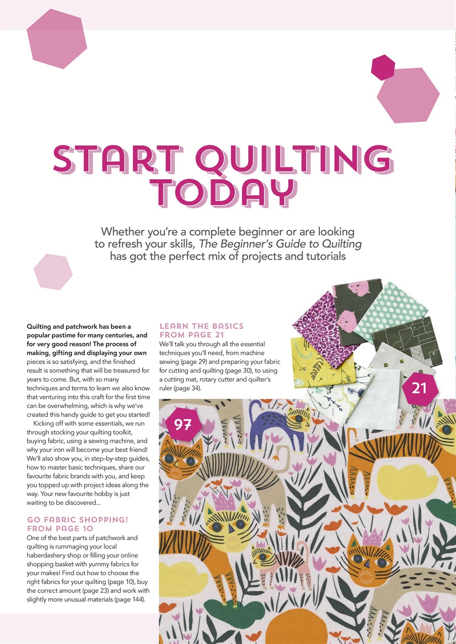 Today’s Quilter Preview Pages