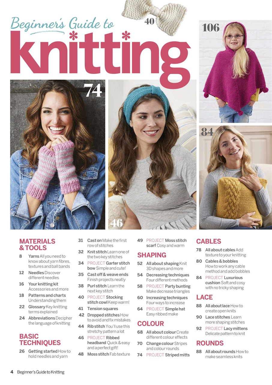 Simply Knitting Preview Pages
