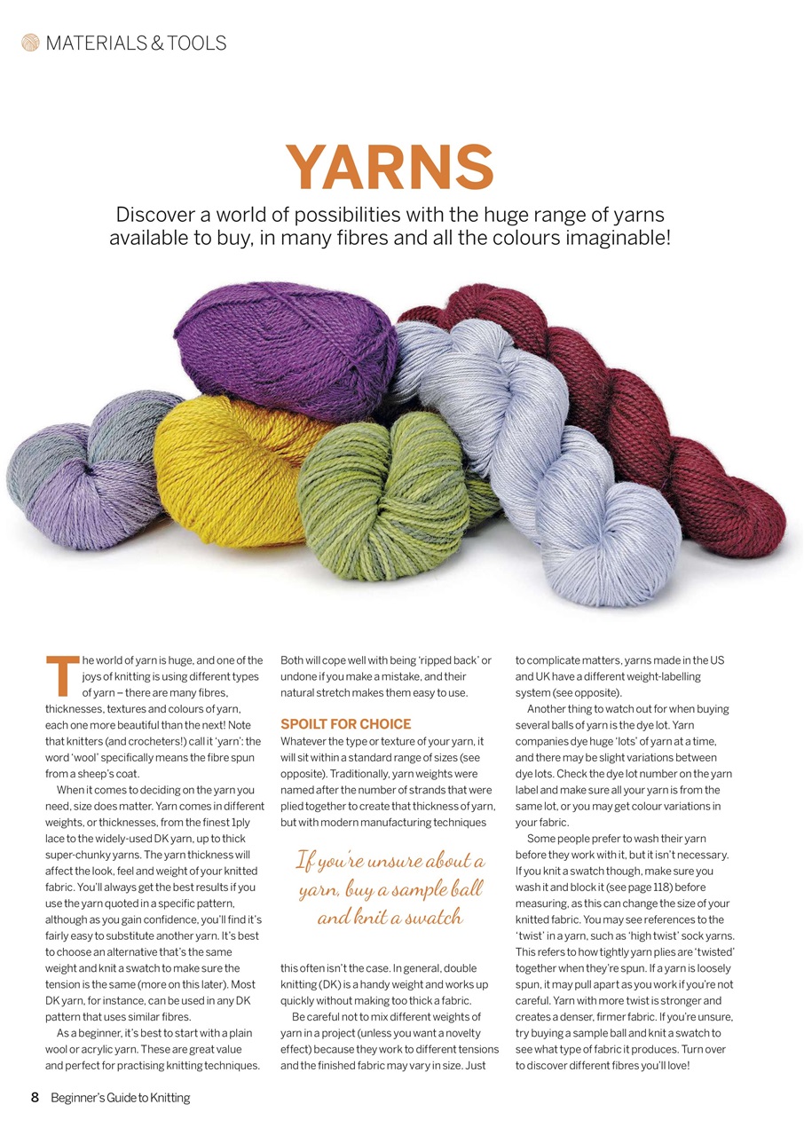 Simply Knitting Preview Pages