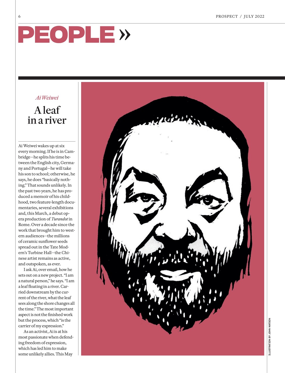 Prospect Magazine Preview Pages