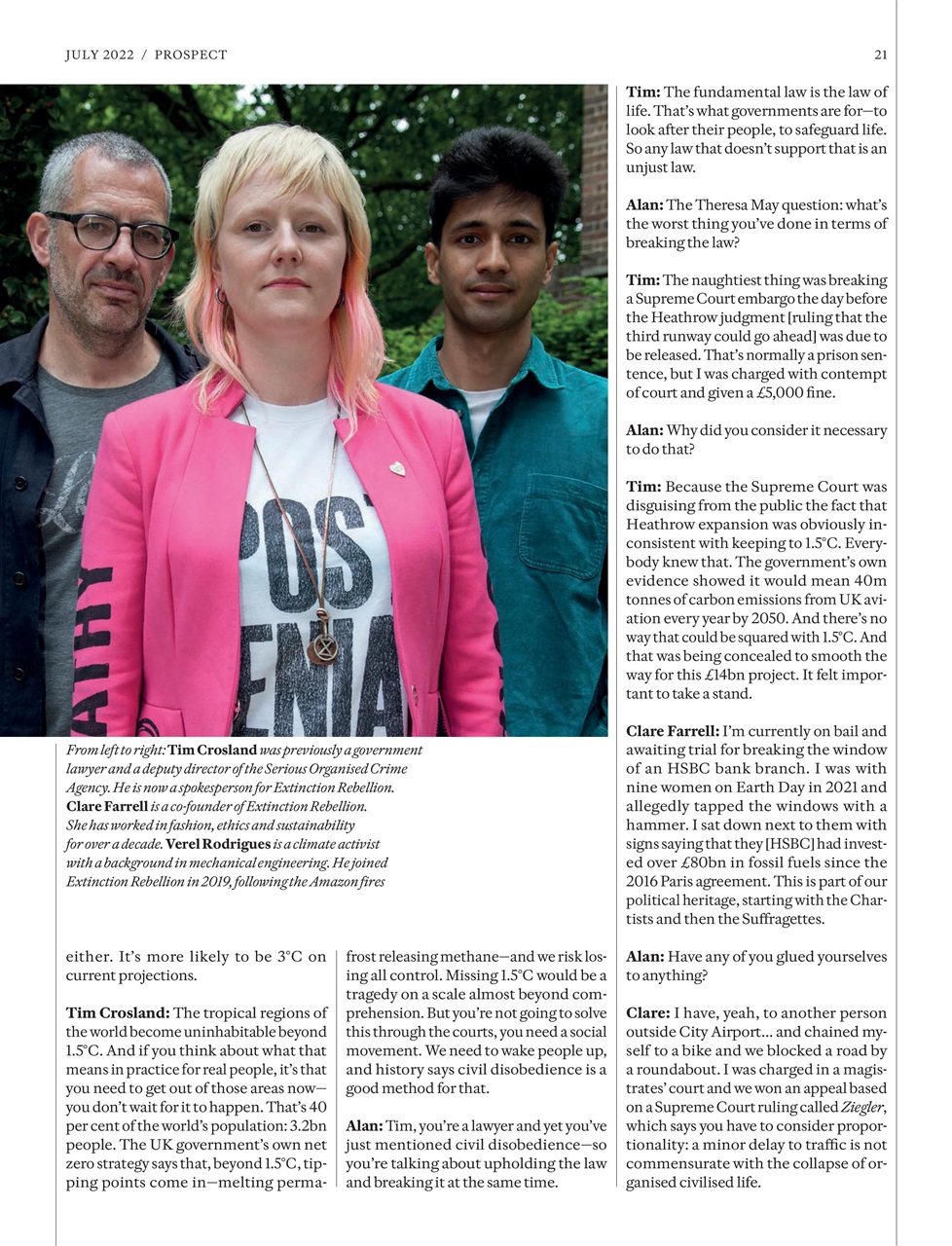 Prospect Magazine Preview Pages