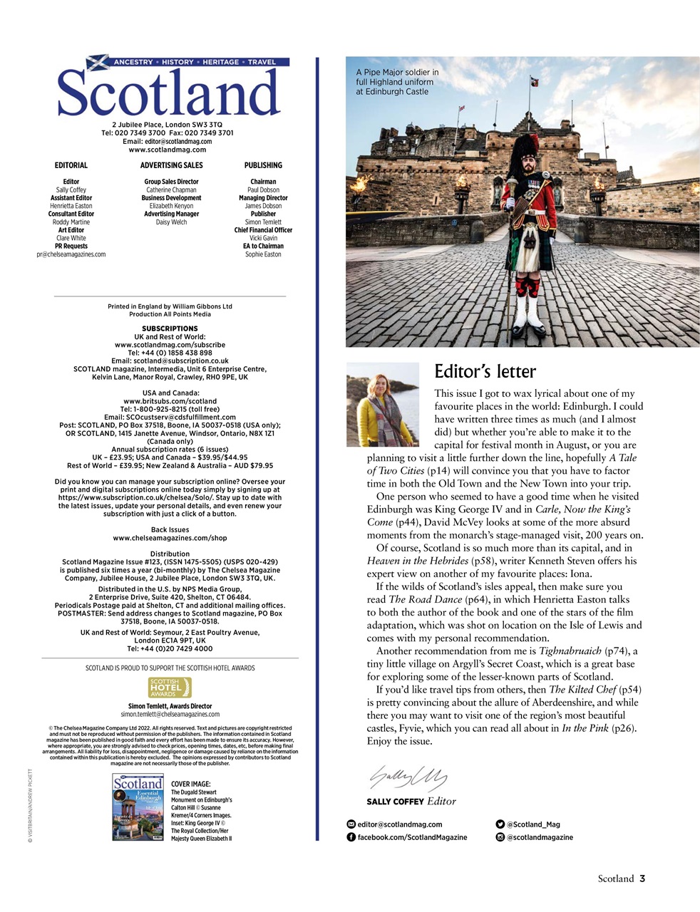 Scotland Magazine Preview Pages
