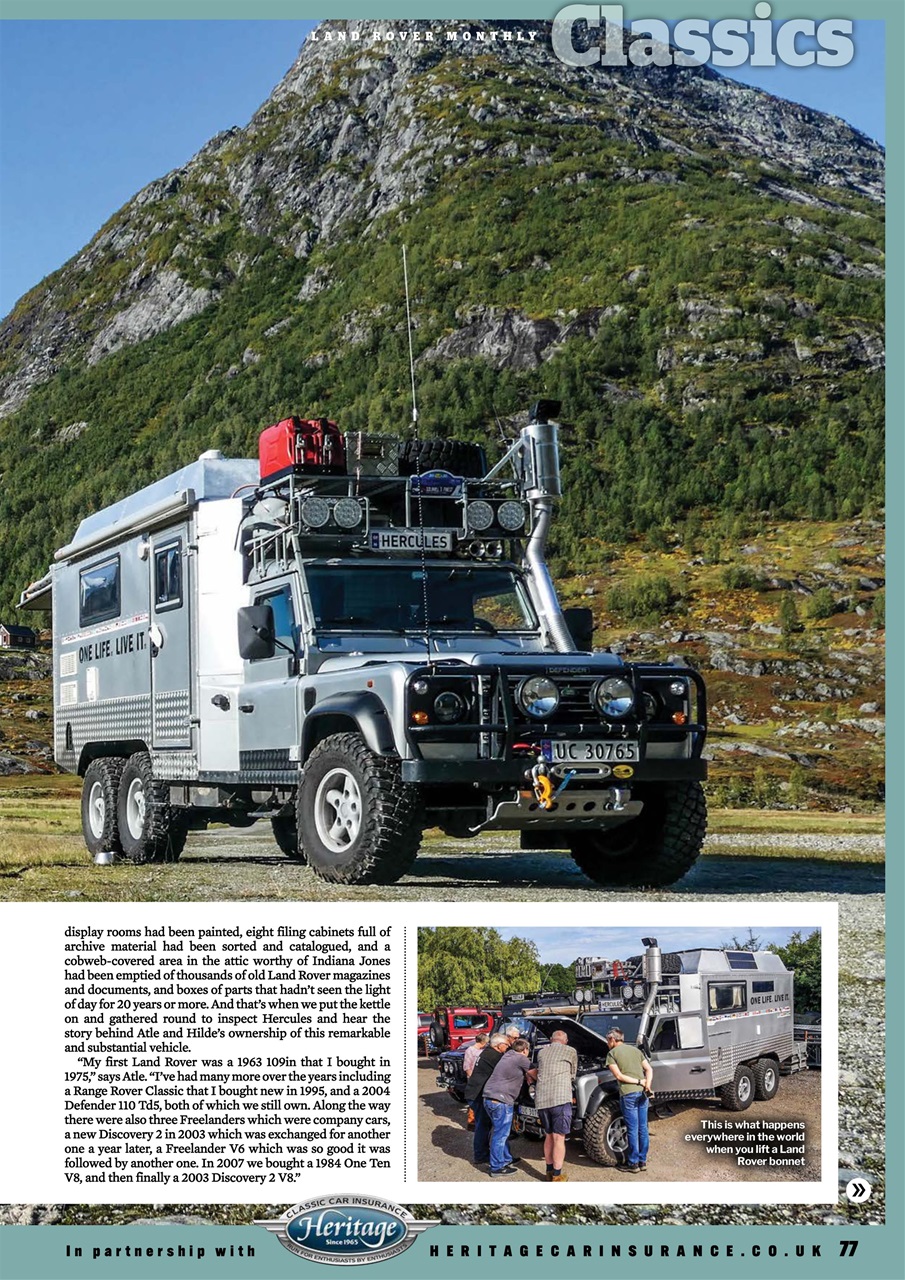 Land Rover Monthly Preview Pages