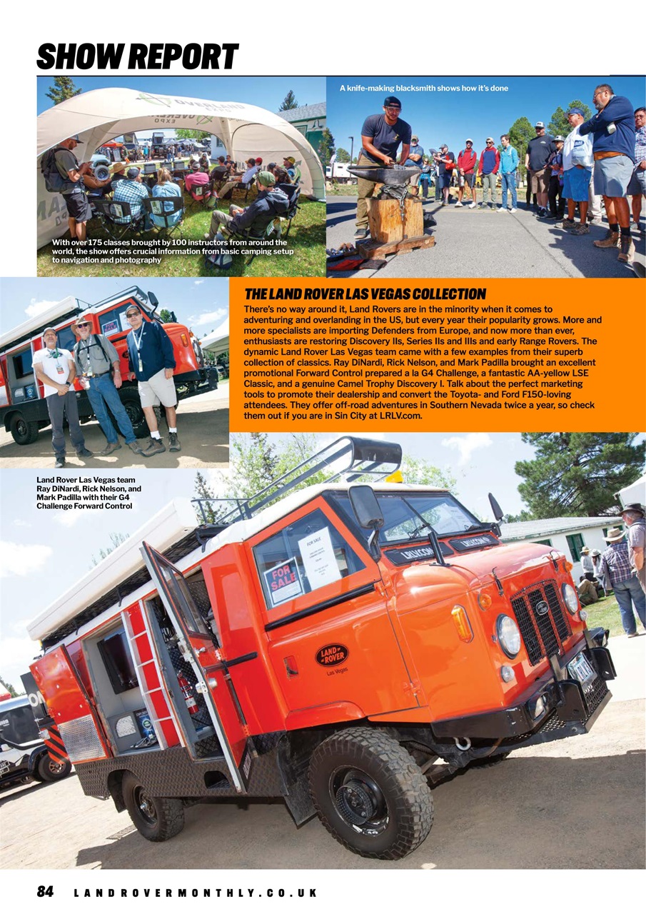 Land Rover Monthly Preview Pages