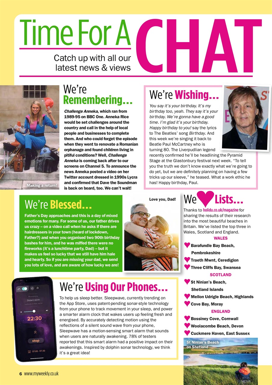 My Weekly Preview Pages