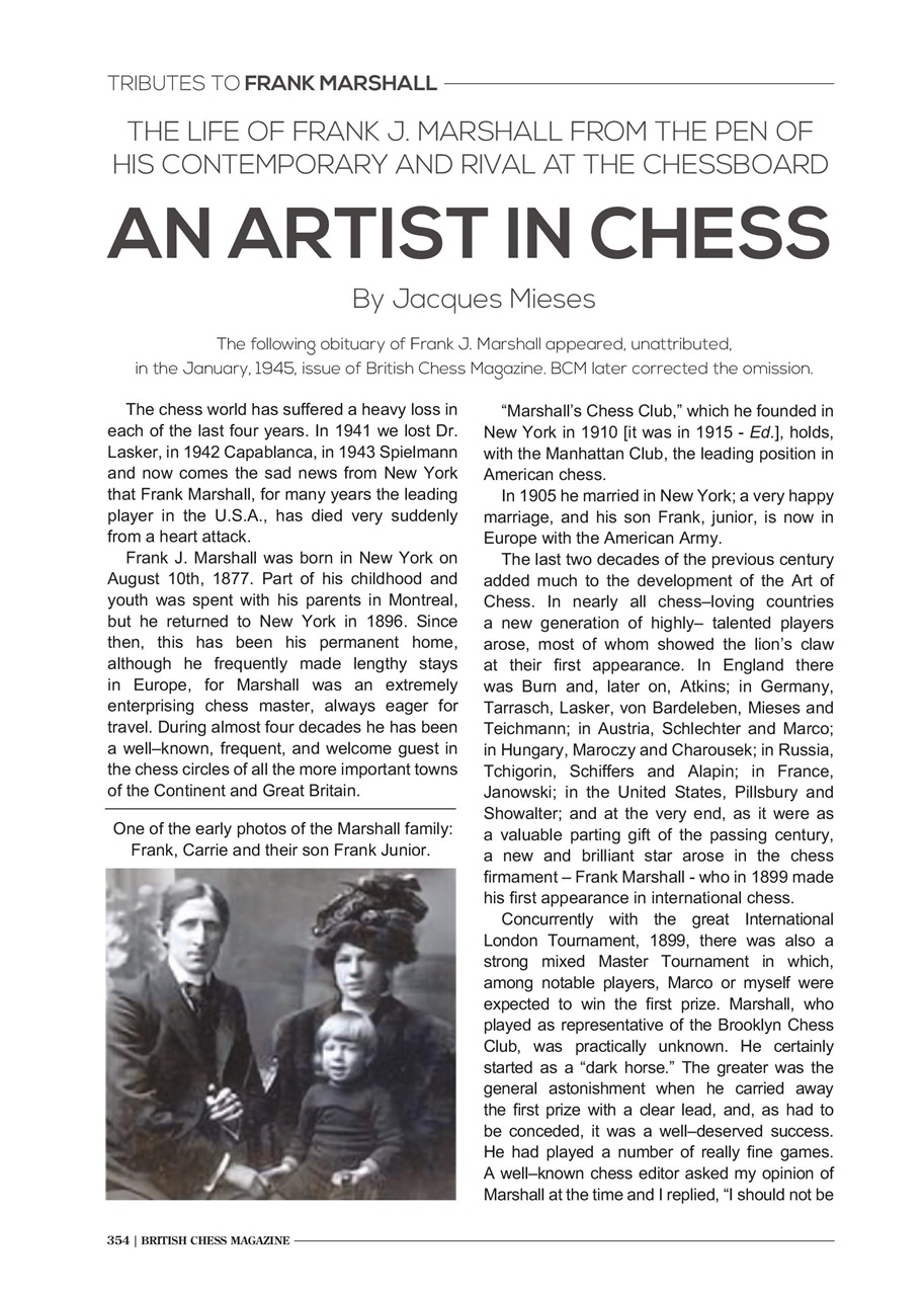 British Chess Magazine Preview Pages