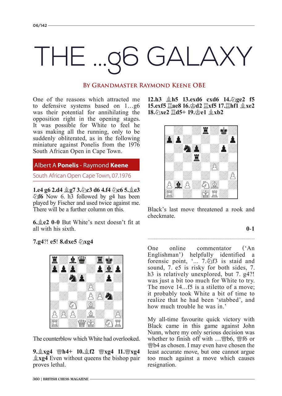 British Chess Magazine Preview Pages