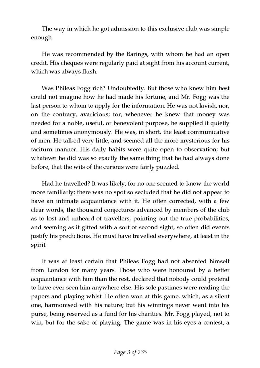 Around the world in 80 days Preview Pages