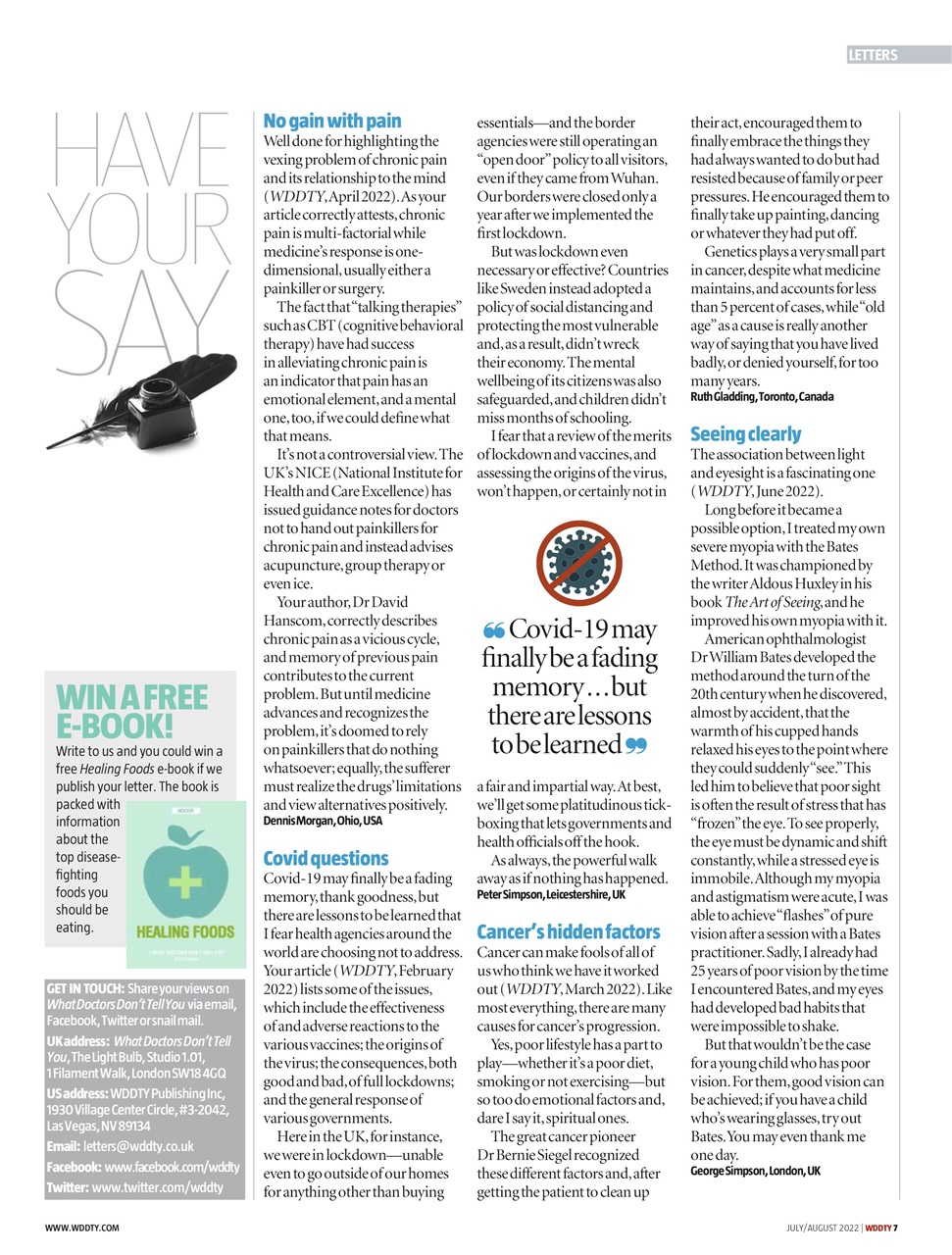 What Doctors Don't Tell You Preview Pages