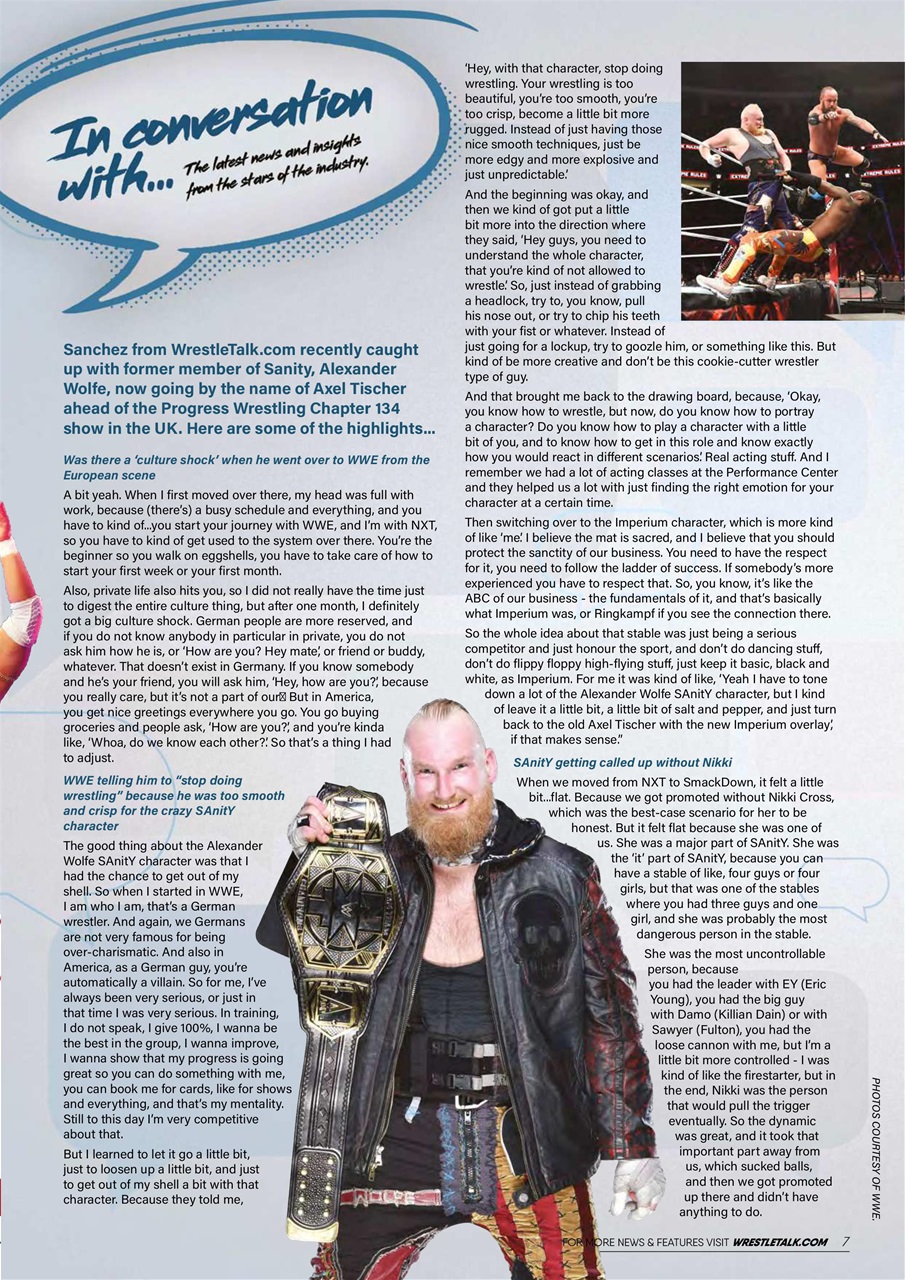 Wrestletalk Magazine Preview Pages