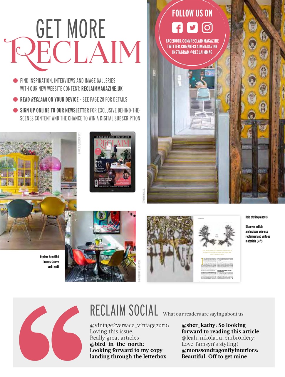 Reclaim Preview Pages