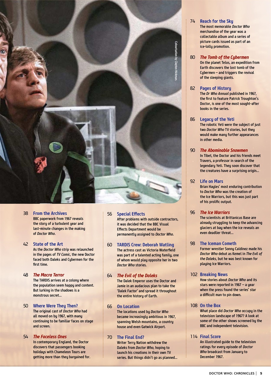 Doctor Who Magazine Preview Pages