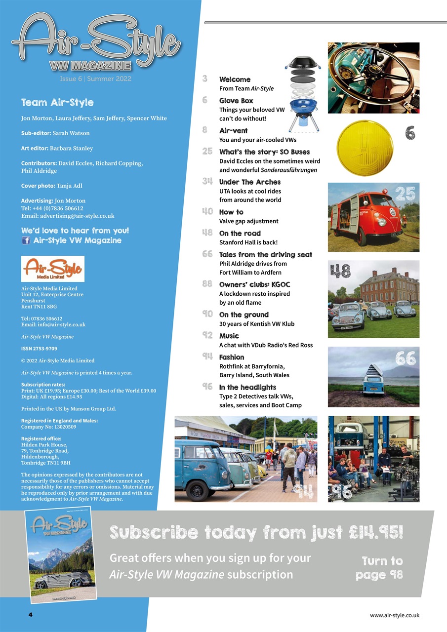 Air-Style VW Magazine Preview Pages