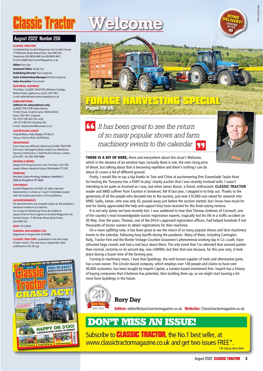 Classic Tractor Preview Pages