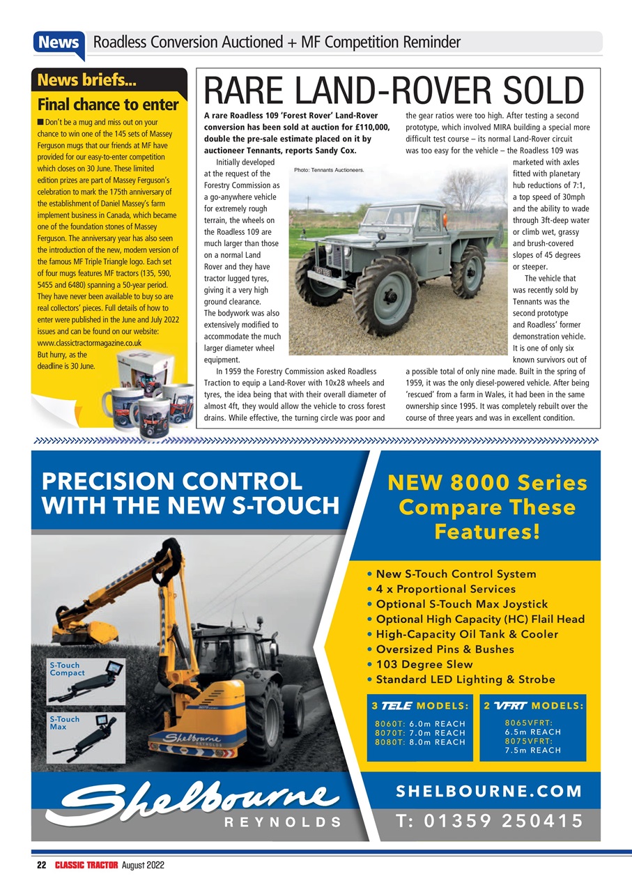 Classic Tractor Preview Pages