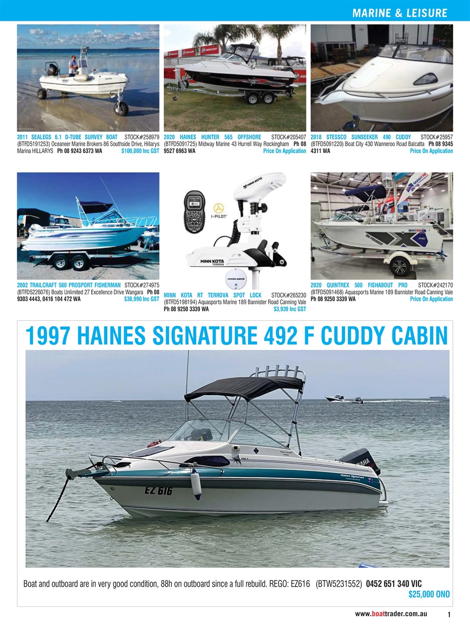 Boat Trader Australia Preview Pages