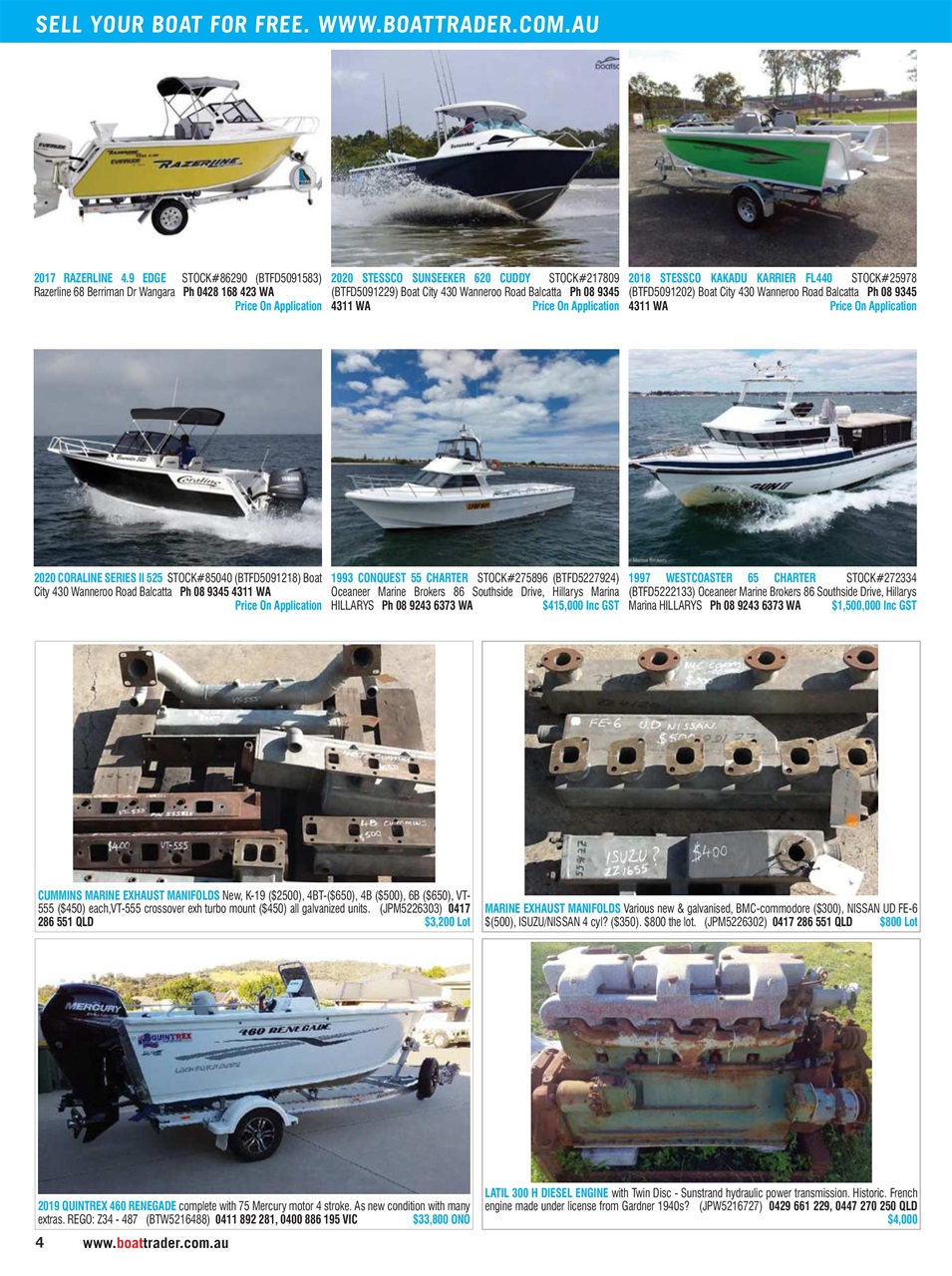 Boat Trader Australia Preview Pages