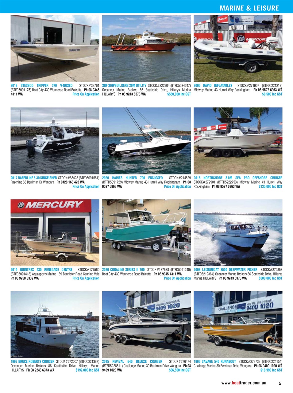 Boat Trader Australia Preview Pages