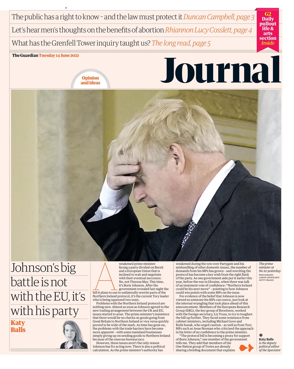 The Guardian Newspaper Preview Pages